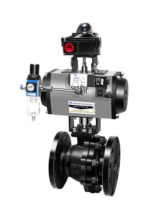 Pneumatic O-type ball valve Pneumatic O-type ball valve
